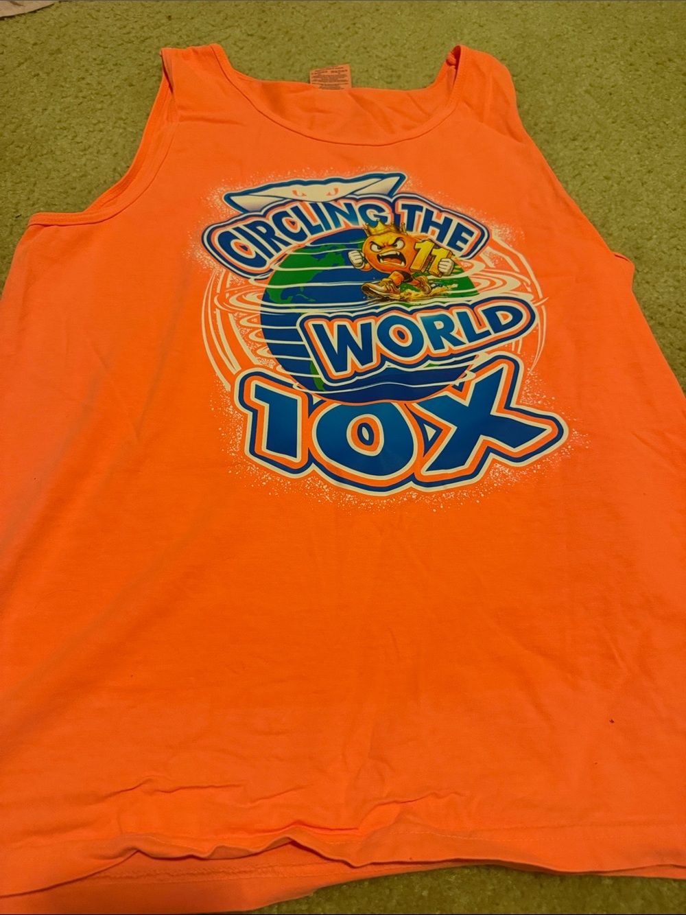 Stingray Allstars Orange Worlds tank top
